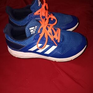 Adidas Vibrant Blue and Orange Running Shoes